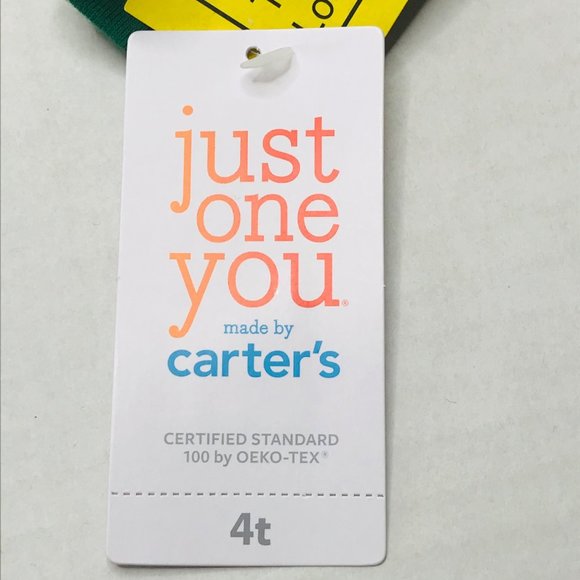 2 Set Pack 4 Piece Just One You Made By Carter's Boy's 4T Dark Santa Pajama New - Picture 13 of 16